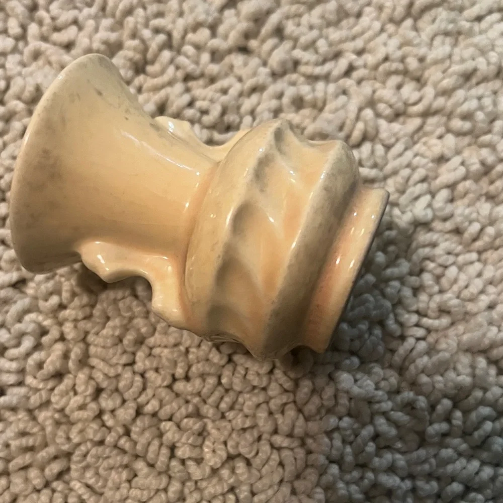 Elegant Cream Ceramic mini Vase